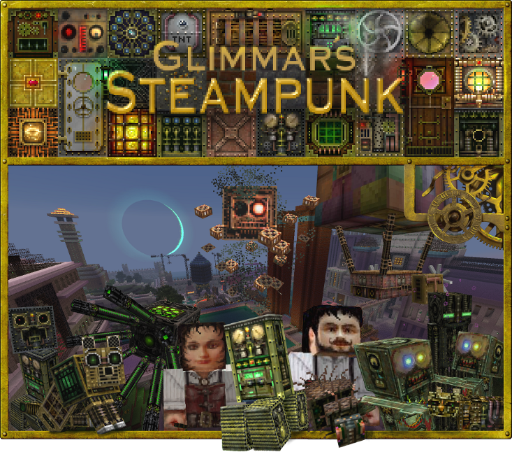 Glimmar�s Steampunk [64x] HD �������� 1.13.2, 1.12.2, 1.11.2, 1.8, 1.7.10, 1.7.2, 1.6.4, 1.6.2, 1.5.2