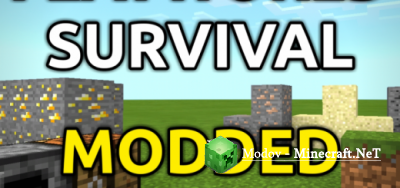 Superflatworld Survival ������/��� PE 1.9, 1.8, 1.7, 1.6