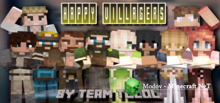 Happy Villagers �����/��� PE 1.16, 1.15, 1.14