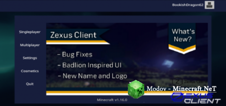 Zexus Client v4 � ��������/����� PE 1.16, 1.14